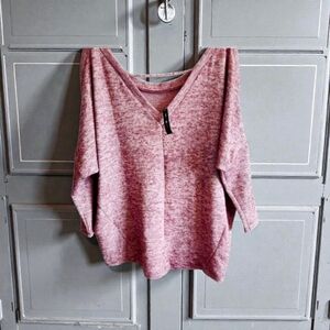 WHBM Pink Oversized Sweater Size Medium